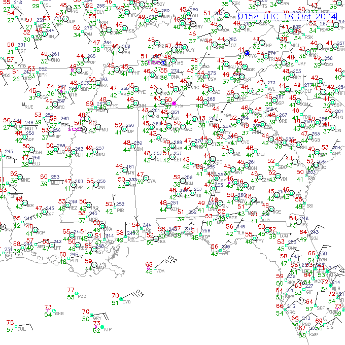 mgm METAR plot