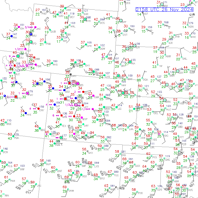 den METAR plot