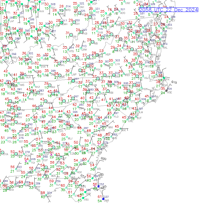 clt METAR plot