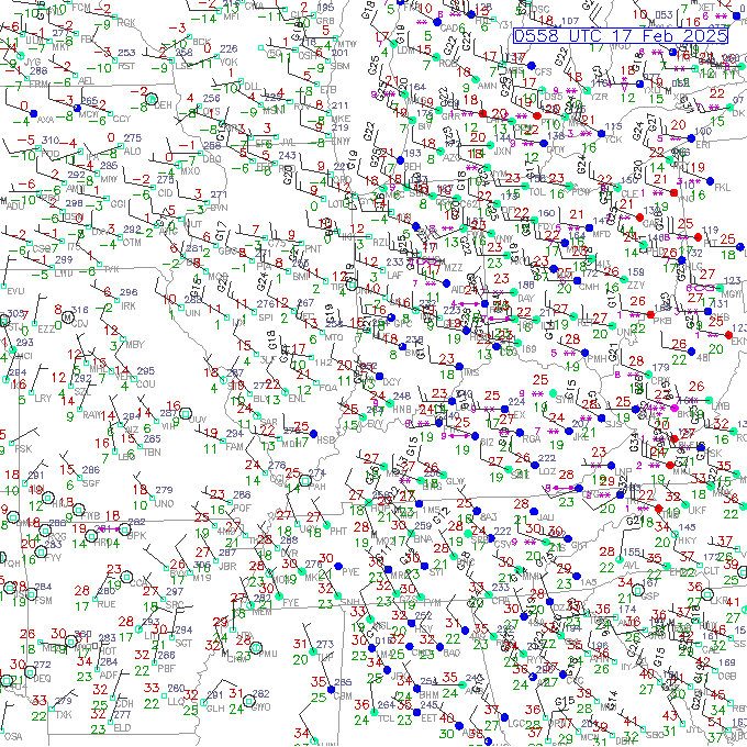 evv METAR plot