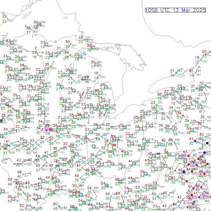 dtw METAR plot