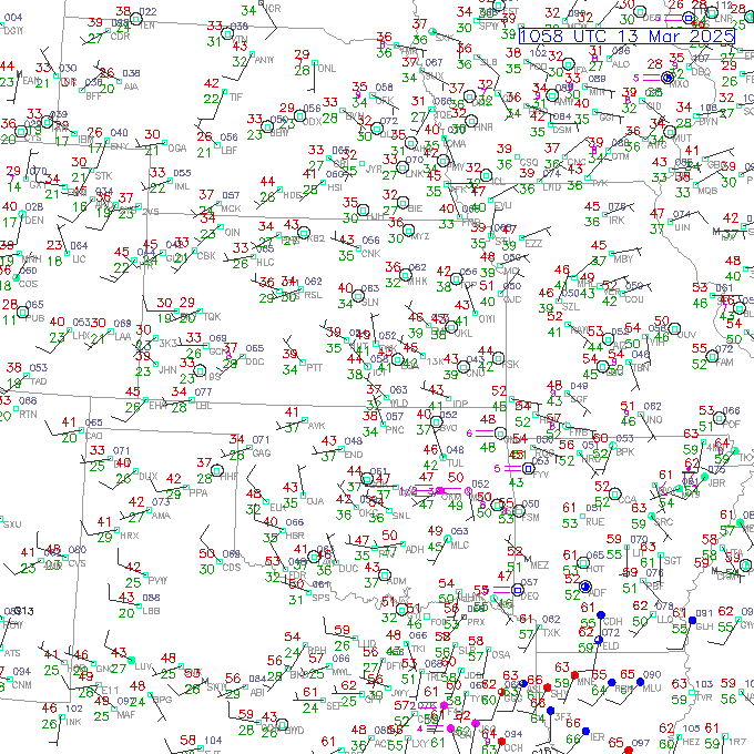 ict METAR plot