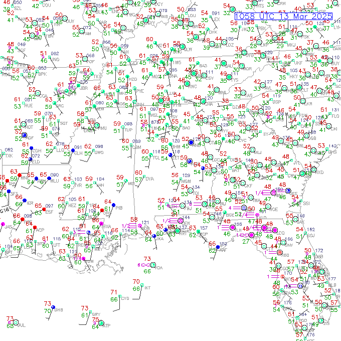 mgm METAR plot