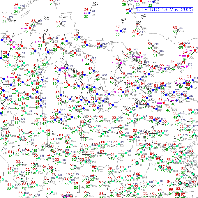 dtw METAR plot
