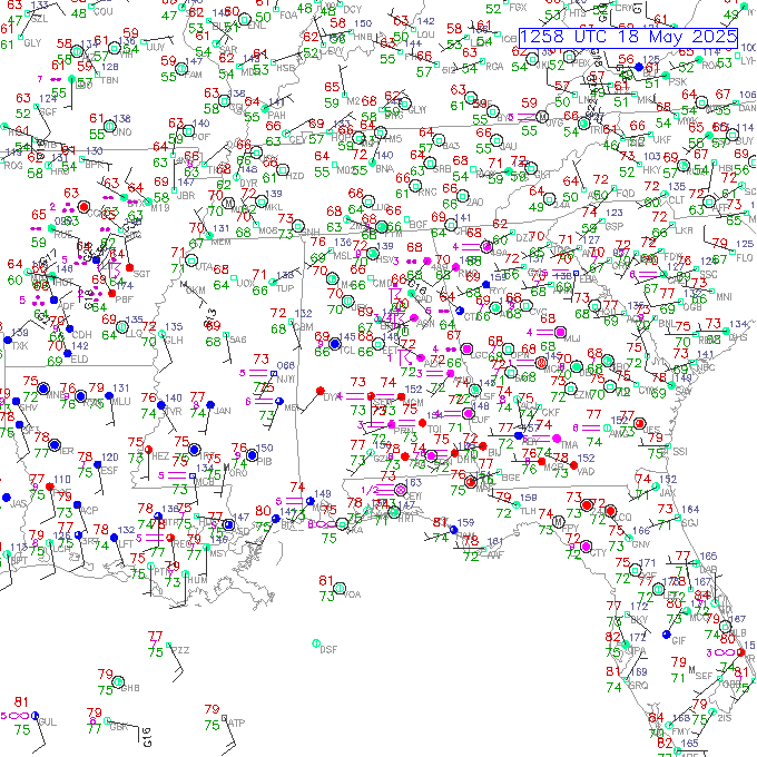 mgm METAR plot