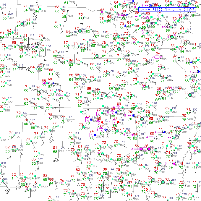ict METAR plot