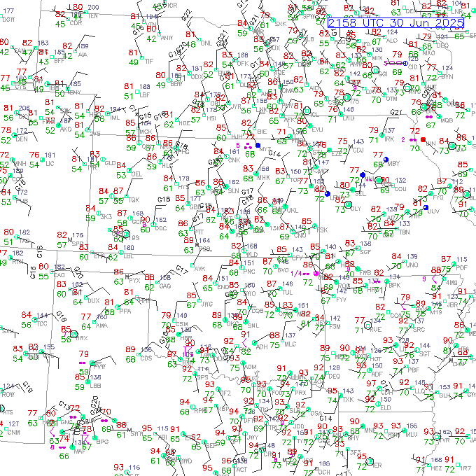 ict METAR plot