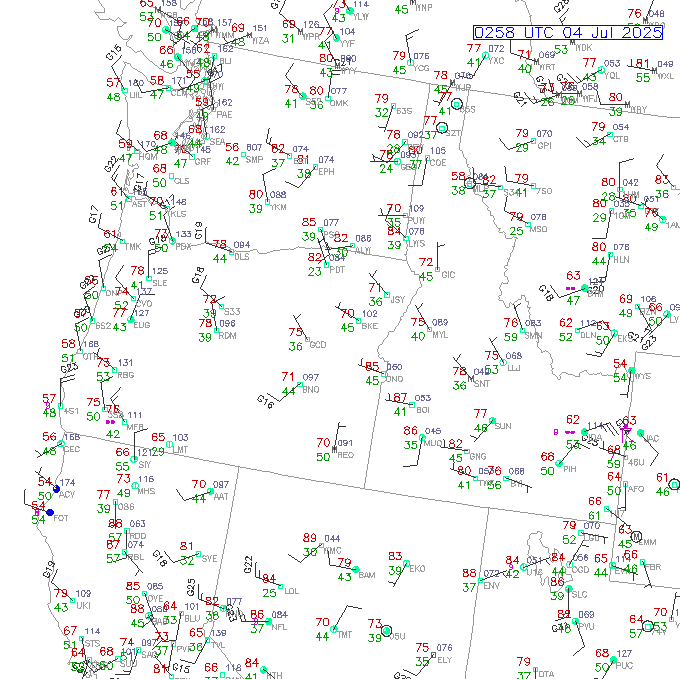 lws METAR plot