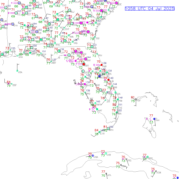 tpa METAR plot