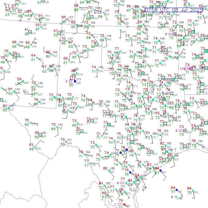 abi METAR plot