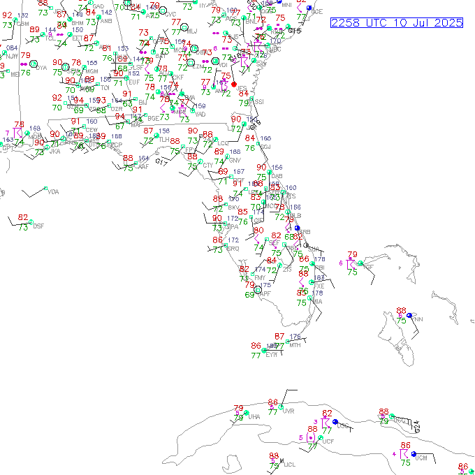 tpa METAR plot