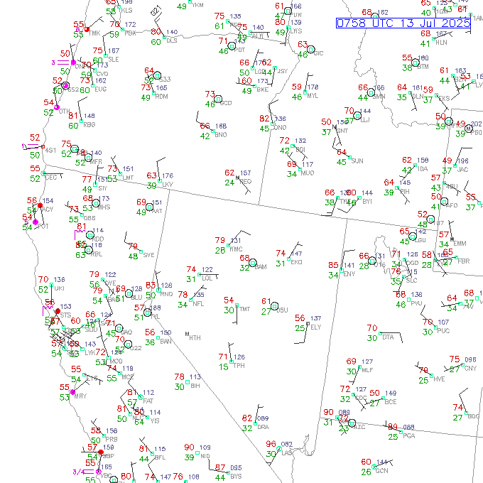 wmc METAR plot