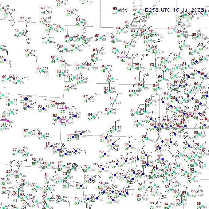 pir METAR plot