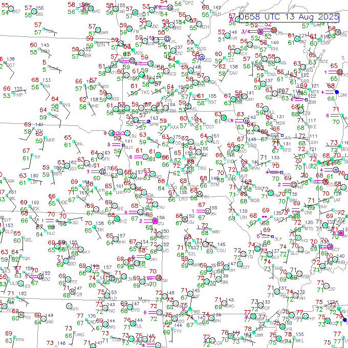 dsm METAR plot