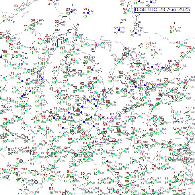 dtw METAR plot
