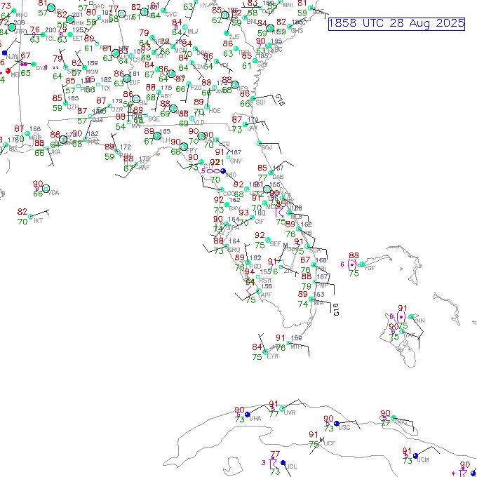 tpa METAR plot