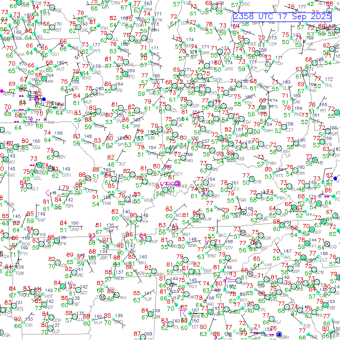 evv METAR plot