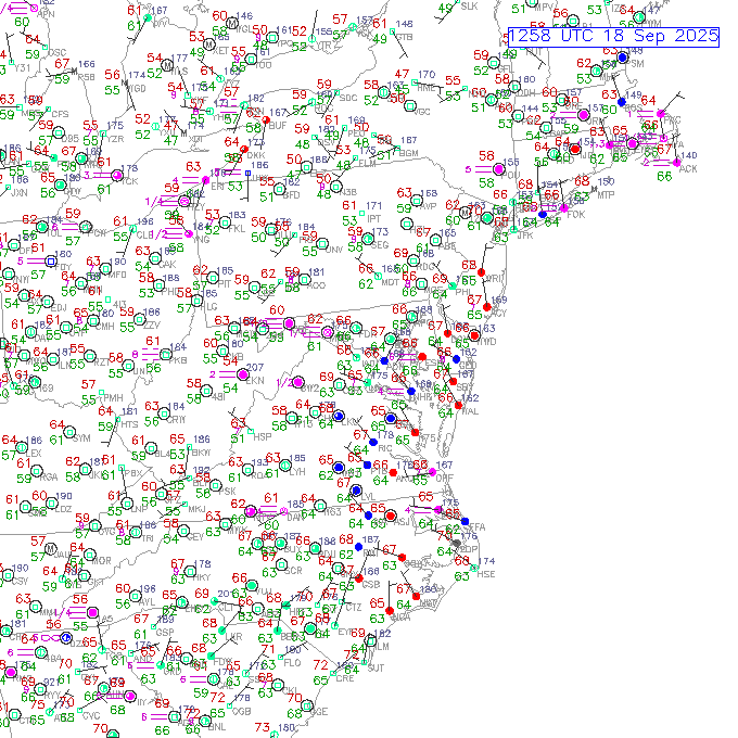 bwi METAR plot