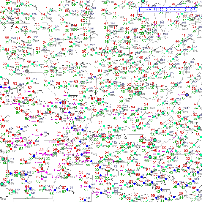 evv METAR plot