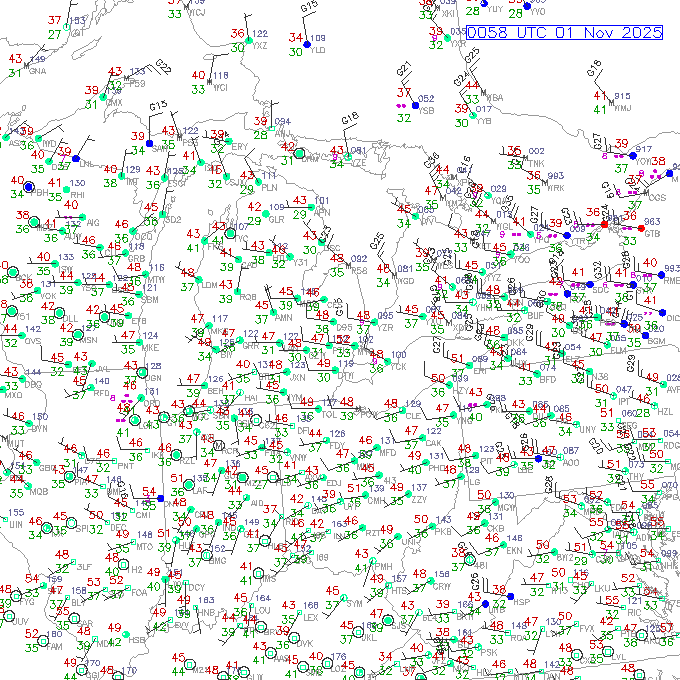 dtw METAR plot