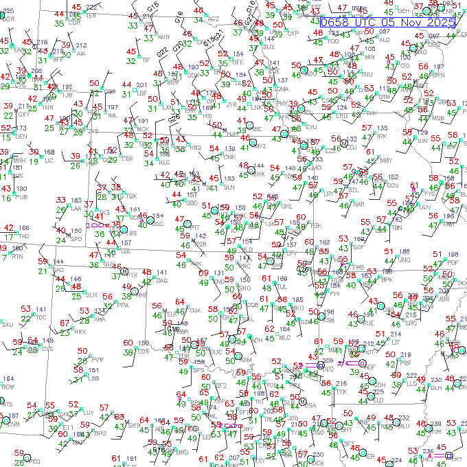 ict METAR plot