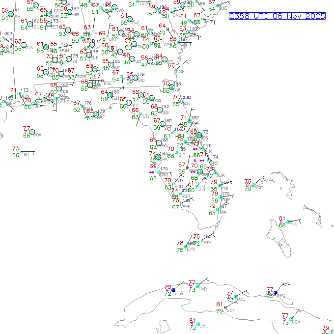 tpa METAR plot