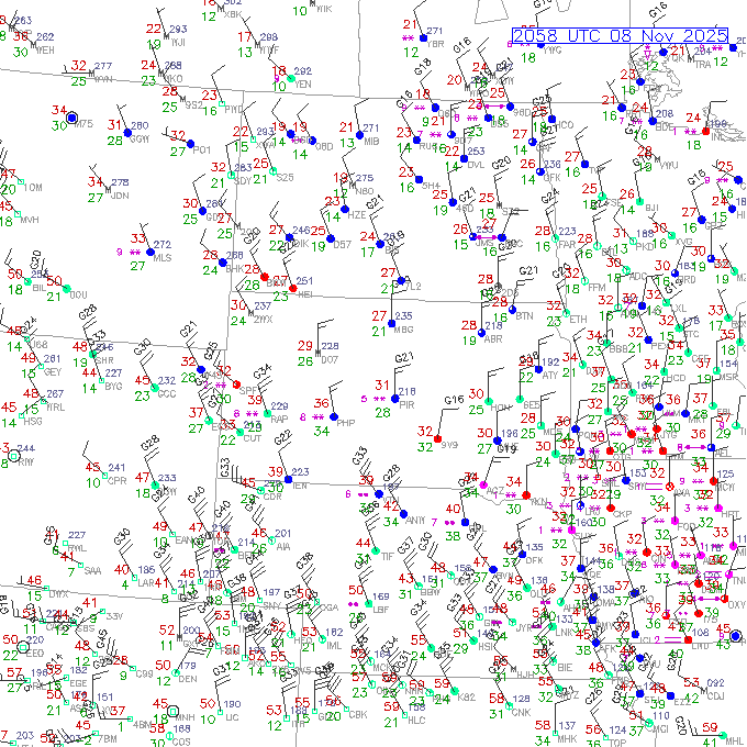 pir METAR plot