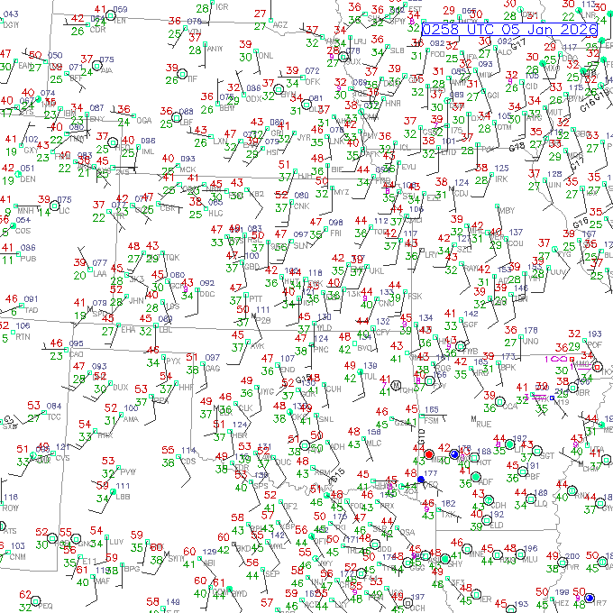 ict METAR plot
