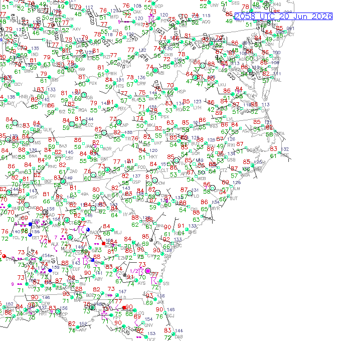 clt METAR plot