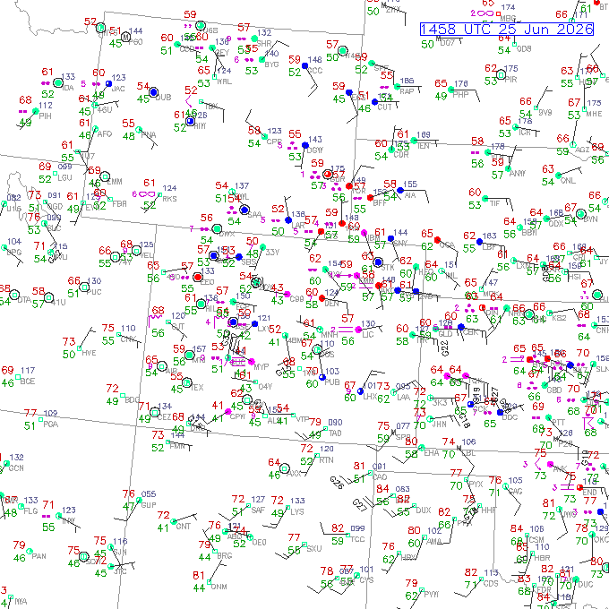 den METAR plot