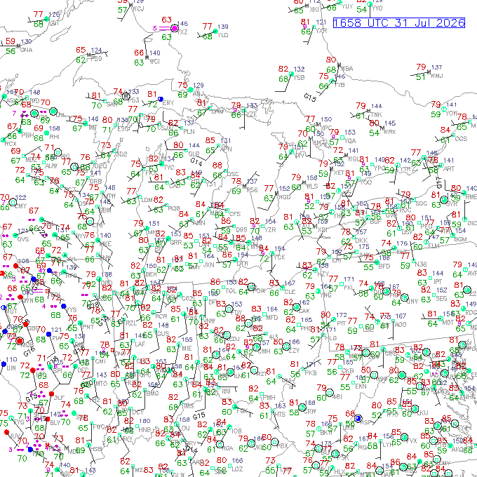 dtw METAR plot