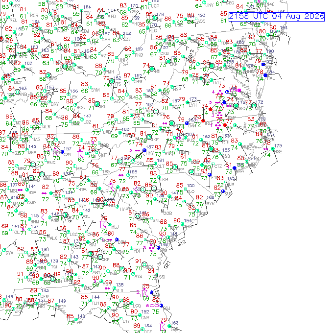 clt METAR plot