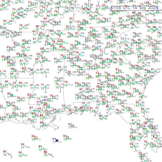 mgm METAR plot