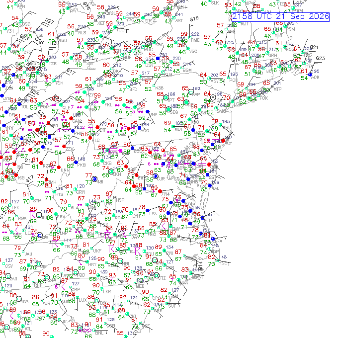 bwi METAR plot