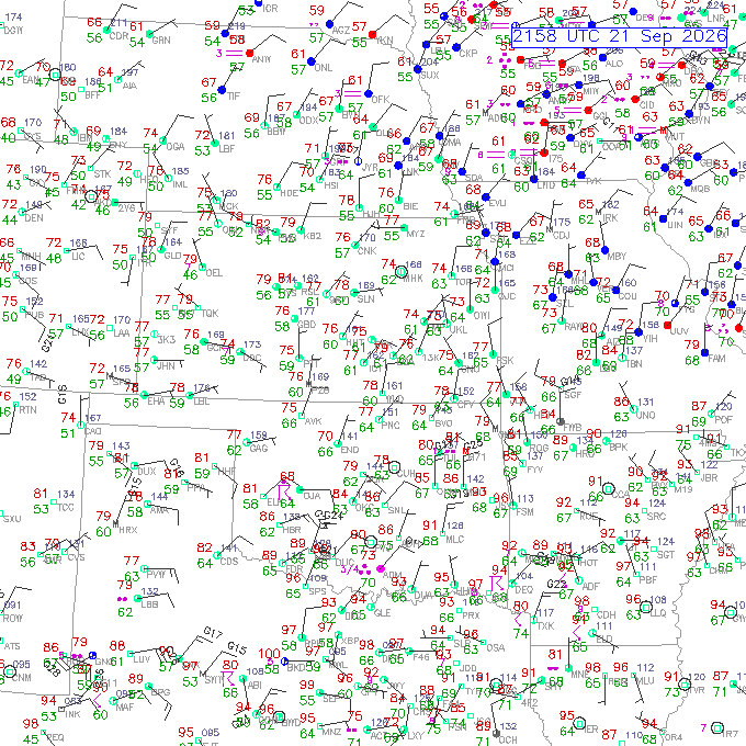 ict METAR plot