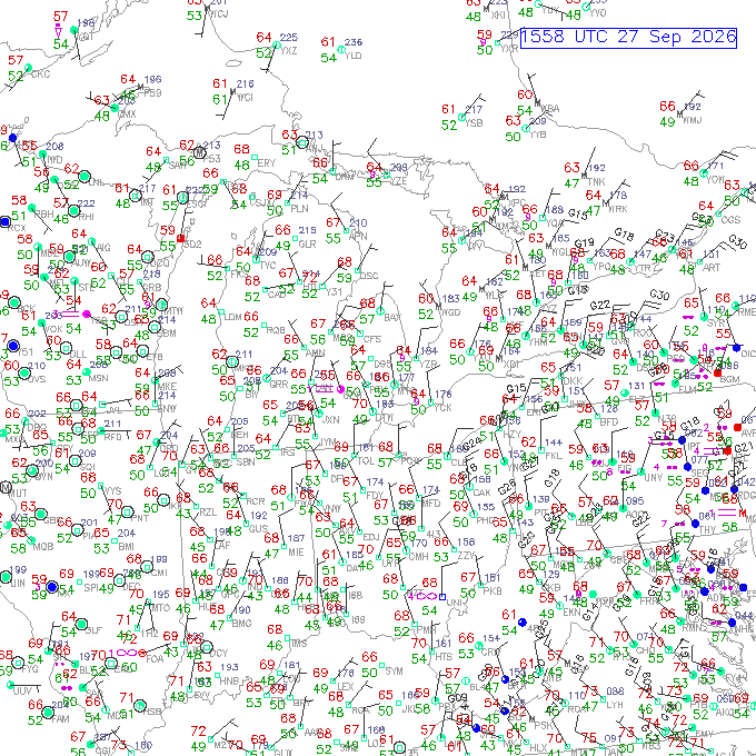 dtw METAR plot