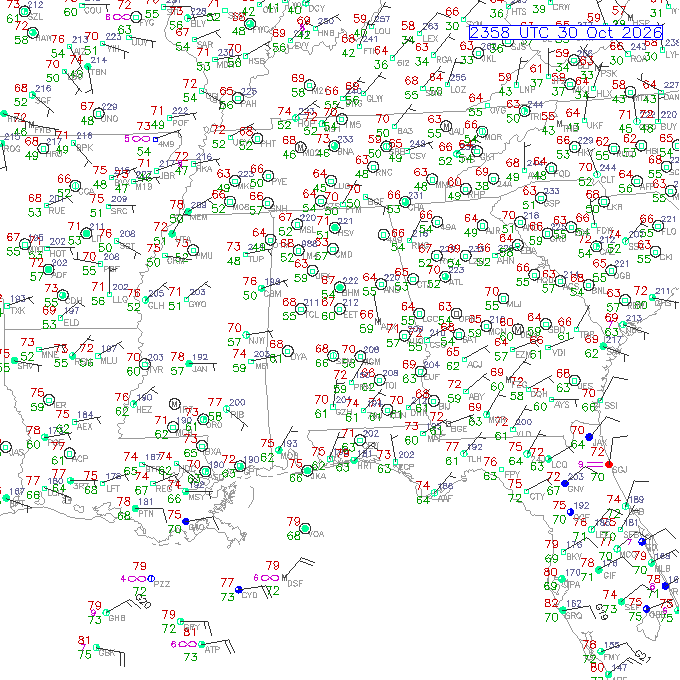 mgm METAR plot